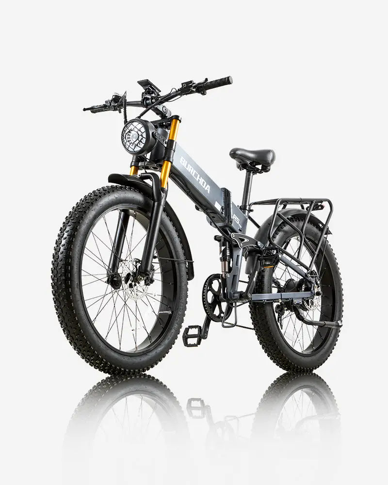 BURCHDA R5 PRO Folding Fat Tire Electric Bike for Adults