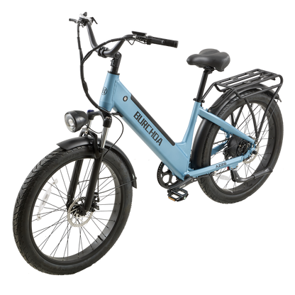 BURCHDA AZ26 Step-thru Electric Bike for Adults Commuting
