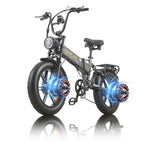 BURCHDA R5 PRO Folding Fat Tire Electric Bike for Adults